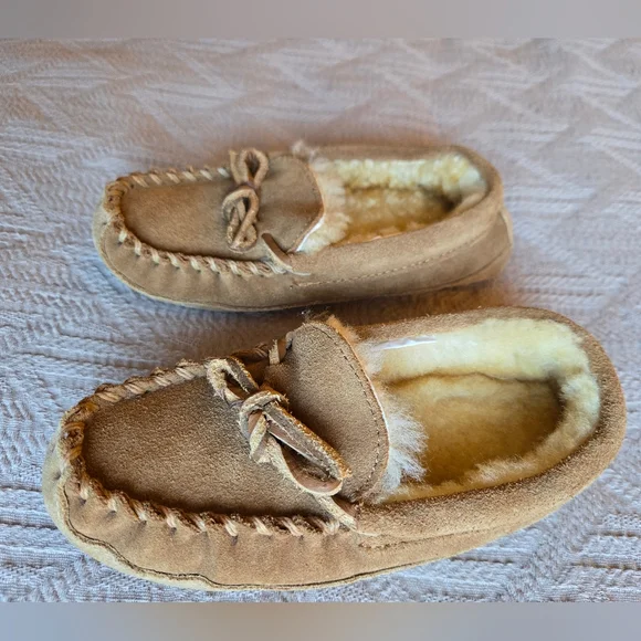 Kids Slippers L.L. Bean Moccasin Cozy Size 11 - Picture 5 of 6